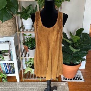 Art of Cloth brown textured tank